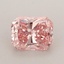 1.02 Ct. Fancy Vivid  Pink Radiant Lab Grown Diamond