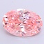 7.05 Ct. Fancy Vivid  Pink Oval Lab Grown Diamond