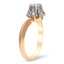 The Tanessa Ring, smalltop view on a hand