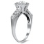 The Lexi Ring, smalltop view on a hand