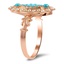 The Vernia Ring, smalltop view on a hand