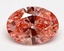 2.50 Ct. Fancy Vivid Pink Oval Lab Grown Diamond