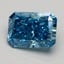 1.57 Ct. Fancy Vivid Blue Radiant Lab Grown Diamond