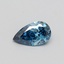 0.52 Ct. Fancy Vivid Blue Pear Lab Grown Diamond