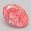 3.01 Ct. Fancy Vivid Pink Oval Lab Grown Diamond