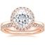 14KR Moissanite Vienna Diamond Bridal Set (1/2 ct. tw.), smalltop view