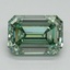 3.00 Ct. Fancy Vivid Green Emerald Lab Grown Diamond