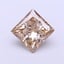 1.20 Ct. Light Brown Princess Lab Grown Diamond