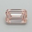 0.71 Ct. Fancy Intense Pink Emerald Lab Grown Diamond