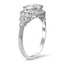 The Eveline Ring, smalltop view on a hand