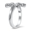 The Karella Ring, smalltop view on a hand