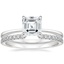 18K White Gold Katerina Diamond Ring with Luxe Sia Diamond Open Ring (1/5 ct. tw.)