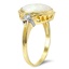 The Salley Ring, smalltop view on a hand