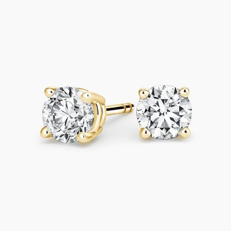 Perfect 4-Prong Diamond Stud Earrings