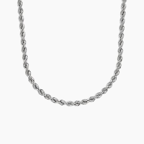 Bailey 24 in. Lightweight Rope Chain Necklace (3.3mm)