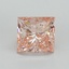 4.00 Ct. Fancy Intense Pink Princess Lab Grown Diamond