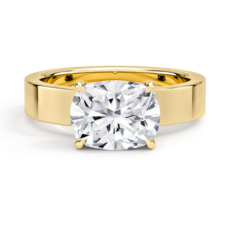 18K Yellow Gold Peyton East-West Solitaire Ring