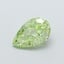 1.50 Ct. Fancy Intense  Green Pear Lab Grown Diamond
