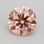 1.55 Ct. Fancy Intense Pink Round Lab Grown Diamond