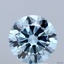3.50 Ct. Fancy Vivid Blue Round Lab Grown Diamond