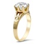 The Marsha Ring, smalltop view on a hand