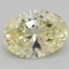 1.02 Ct. Fancy Yellow Oval Lab Grown Diamond