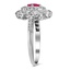 The Maluma  Ring, smalltop view on a hand