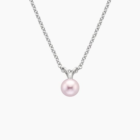 Rose Freshwater Pearl Pendant (6mm) - Brilliant Earth