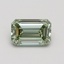 0.89 Ct. Fancy Intense Green Emerald Lab Grown Diamond