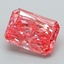 1.30 Ct. Fancy Vivid  Pink Radiant Lab Grown Diamond