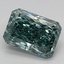 2.68 Ct. Fancy Vivid Green Radiant Lab Grown Diamond