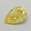 1.58 Ct. Fancy Intense  Yellow Pear Lab Grown Diamond