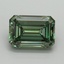 4.17 Ct. Fancy Vivid Green Emerald Lab Grown Diamond