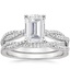 18KW Moissanite Petite Luxe Twisted Vine Bridal Set (1/2 ct. tw.), smalltop view