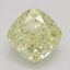 1.01 Ct. Fancy Yellow Cushion Diamond