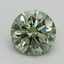2.00 Ct. Fancy Vivid Green Round Lab Grown Diamond