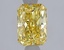 1.02 Ct. Fancy Vivid Yellow Yellow Radiant Lab Grown Diamond