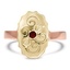 Art Nouveau Ruby Vintage Ring