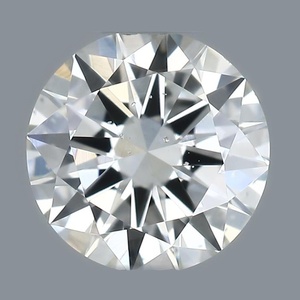 Round diamond — real photo