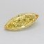 0.89 Ct. Fancy Intense Yellow Marquise Lab Grown Diamond