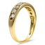 The Madalyn Ring, smalltop view on a hand