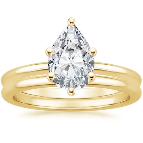 18K Yellow Gold Perfect Fit Bridal Set