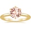 18K Yellow Gold Esme 1.8mm Ring, smalltop view