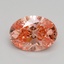 2.00 Ct. Fancy Vivid Pink Oval Lab Grown Diamond