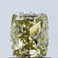 1.03 Ct. Fancy Intense Yellow Cushion Lab Grown Diamond