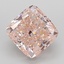 5.00 Ct. Fancy Intense  Pink Cushion Lab Grown Diamond