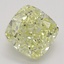 1.25 Ct. Fancy Yellow Cushion Diamond