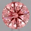 1.06 Ct. Fancy Vivid Pink Round Lab Grown Diamond