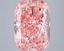 6.01 Ct. Fancy Vivid Pink Cushion Lab Grown Diamond