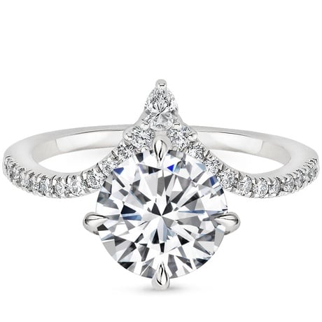 Platinum Nouveau Diamond Ring